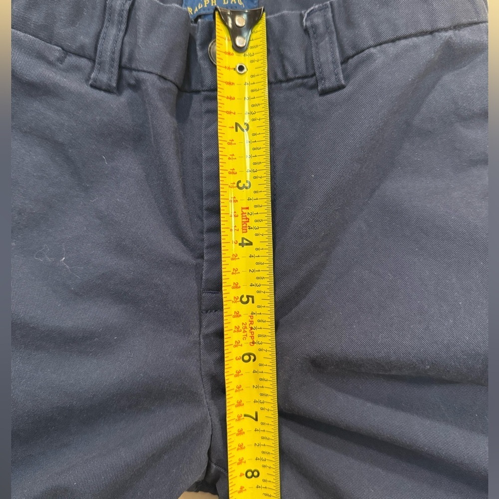 Polo Ralph Lauren boys Straight Fit Flex Abrasion Twill Navy Blue Pant size 7 - Picture 10 of 14